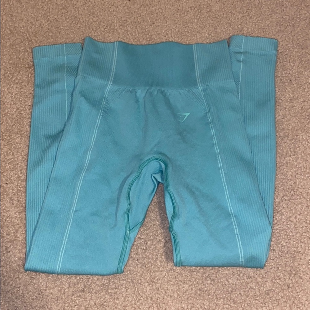 Gymshark ultra seamless green leggings size small